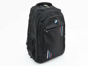 ★【BMW Motorsports】「バックパック」 ブラック　リュック 黒 BLACK BACK PACK （検：GT WORLD CHALLENGE DTM GT300 GT500）