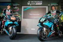 希少 本物・正規品【PETRONAS YAMAHA SRT】MotoGP オフィシャル ドライグレー Tシャツ【L】_画像6