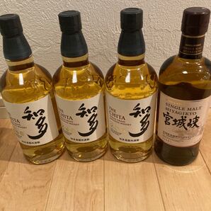 ニッカ 宮城峡 700ml 1本 サントリー 知多 700ml 3本