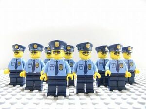 MM11　レゴ　ミニフィグ　警察官・サングラス　10個セット　新品未使用　LEGO社純正品