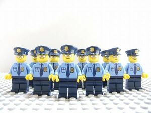 MM31　レゴ　ミニフィグ　警察官・シルバーサングラス　10個セット　新品未使用　LEGO社純正品