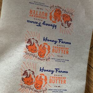 海外紙物 人気 ヴィンテージ Creamery Butter ペーパー ロール売