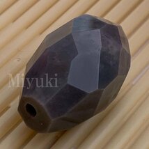 御幸天珠 BA05674 ジャスパー 天然石 ビーズ 28x19x17mm 碧玉 根付 キーホルダー オーシャンジャスパー? 海洋碧玉?_画像1