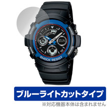 CASIO G-SHOCK AW-591 AW-590 AWG-M100 保護 フィルム OverLay Eye Protector for Gショック AW591 AW590 AWGM100 ブルーライトカット_画像1