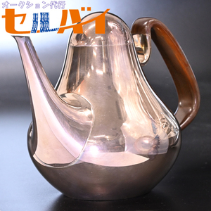 本物 展示品 ジョージジェンセン 極希少 1950年代 総銀無垢 コッペルデザイン 1017 スターリングシルバー925 ティーポット GEORG JENSNE