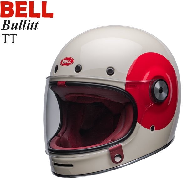 サンプル品☆BELL BULLITT ベル ブリット  グロスホワイト/L ヘルメット/シールド 販売安い 順