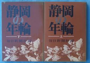 ☆☆☆静岡の年輪 上下二冊 毎日新聞社編 