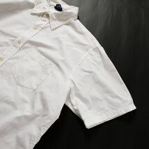 00’s ギャップ GAP コットン ポプリン シャツ 半袖 (M) 白 白シャツ 00年代 旧タグ オールド 2003年モデル_画像4