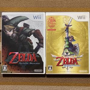 Wii ゼルダの伝説トワイライトプリンセス ゼルダの伝説スカイウォードソード 2本セット