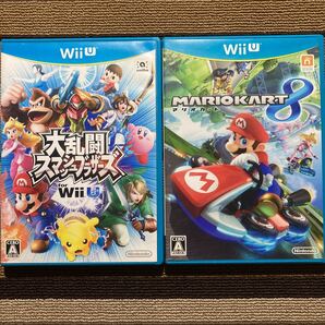 WiiU 大乱闘スマッシュブラザーズ マリオカート8 2本セット