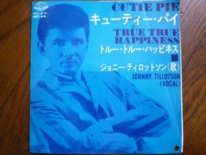 EP☆ ジョニー・ティロットソン 　キューティ・パイ　 Johnny Tillotson /　Cutie pie