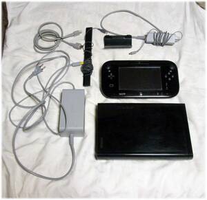  nintendo Nintendo WiiU premium set black 32GB + Batman :a- cam * City armor -do* edition prompt decision 