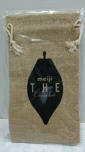meiji THE Chocolate　麻袋巾着