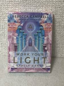 オラクルカード「WORK YOUR LIGHT ORACLE CARDS/ワーク・ユア・ライト　オラクルカード ※海外製」　tface-g【タグ：カード、趣味】1