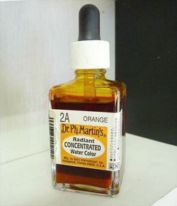 Dr.Ph.Martin's ドクターマーチン 2A オレンジ (2oz) 紙ラベル ラディアント カラーインク【周南地区店舗にて手渡可】