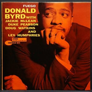 【米オリジナル】DONALD BYRD 両溝 47west RVG刻印 FUEGO ドナルドバード BLUE NOTE 名盤 JACKIE McLEAN / DUKE PEARSON / DOUG WATKINS