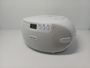 【中古品】 AudioComm（オーム電機） CDラジオ ホワイト RCR-873Z 2021年製 〇YR-50223〇