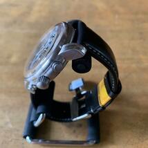 ツェッペリン ZEPPELIN 腕時計 クオーツ メンズ 7680-2S 100周年記念 コードバンカーフベルト ブラック_画像5