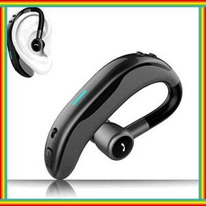 ★グレー★ Bluetooth ヘッドセット片耳 ワイヤレス イヤホン Bluetooth 耳掛け式 ブルートゥース 左右耳兼用 V5.2 マイク内蔵 Iphone