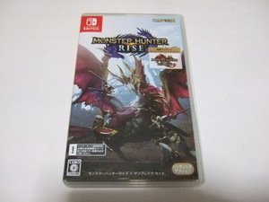中古・未使用 Nintendo Switch モンスターハンターライズ ※ソフトのみ ※サンブレイクダウンロード番号なし