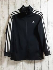 *10%OFF* free shipping *adidas/ truck jersey /3ps.@ line / Performance / training /L/ black / old clothes woman / old clothes man ./USED