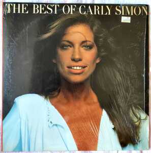 usLP THE BEST OF CARLY SIMON 1975年発売 シユリンク付き、内袋に歌詞