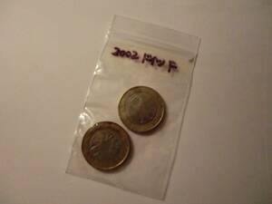 2002 ドイツ コインセット 2枚 F 1 ユーロ コイン 硬貨 ヨーロッパ 鳥 鷲 コイン お金 コイン 外貨 古銭 コイン レア物 希少品 レアコイン 
