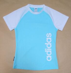 アディダス adidas ラグランスリーブ 半袖 Tシャツ Lサイズ ライトブルー トレーニングウェア スポーツウェア 送料無料