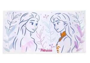 US版 ディズニーストア ビーチタオル 2022 アナと雪の女王(バスタオル プール 子供 特大 アナ エルサ）