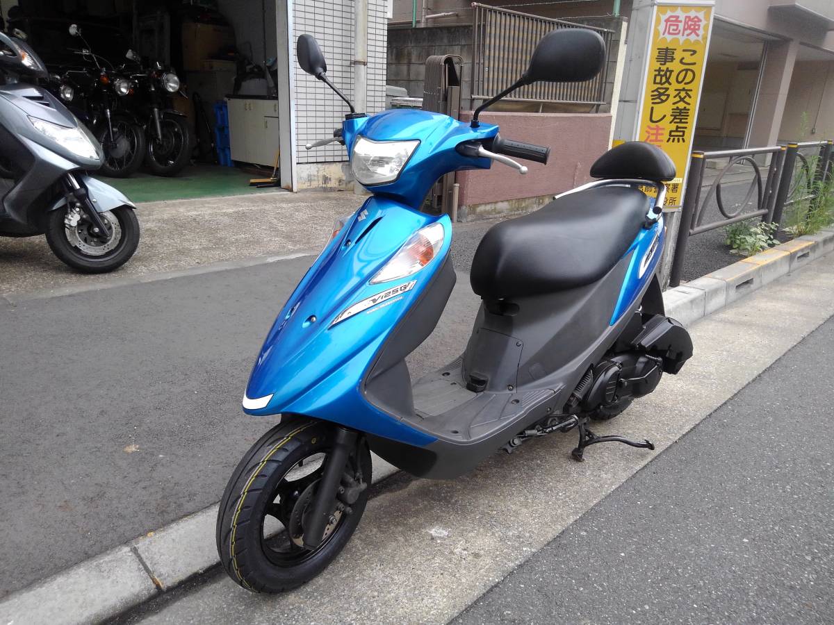 スズキ アドレスv125g k9型 不動車両※事故車両 | real-statistics.com