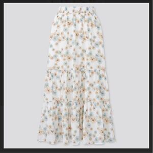 ロングスカート 花柄
