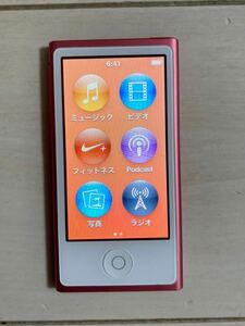 アップル 第7世代 iPod nano 16GB 本体 美品 初期化 アイポッド ナノ apple MD475J A1446 送料無料