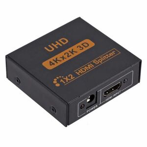 HDMI 分配器 スプリッター 1入力 2出力 2画面 同時出力 4K*2K @30Hz 3D PC Xbox PS4 スイッチ