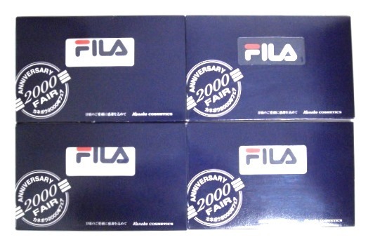 【即決・送料無料】 FILA フィラ ミニ エコバッグ 4個セット 非売品 カネボウ 2000年 フェア 【新品・未使用】