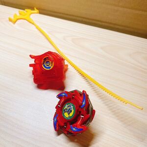 爆転シュート 旧 ベイブレード Beyblade ドラグーン V ファイヤーブラッド バージョン レッド