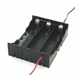 18650 rechargeable battery 3ps.@ for average row connection battery case Lead line attaching board spring type immediate payment possibility 