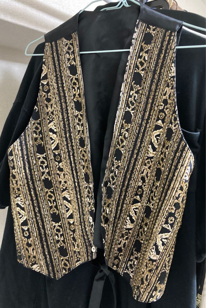 一流の品質 glamb グラム Mist gilet ジレ ベスト ブラック 黒 サイズ2