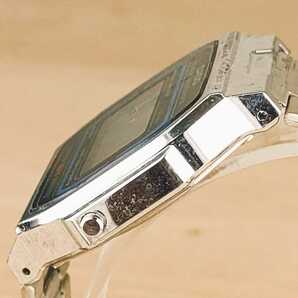 【動作品】カシオ CASIOA  WATER WR RESIST ALARM CHRONOGRAPH デジタル腕時計 腕時計 164W 593 時計 ヴィンテージ メンズの画像4