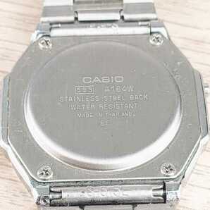 【動作品】カシオ CASIOA  WATER WR RESIST ALARM CHRONOGRAPH デジタル腕時計 腕時計 164W 593 時計 ヴィンテージ メンズの画像9