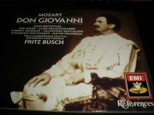 モーツァルト ドン・ジョヴァンニ ブッシュ グラインドボーン EMI 初期 西独 Mozart Don Giovanni Busch