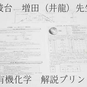 駿台 増田先生 有機化学解説プリント 化学特講Ⅲ 19年 Z会 東進 鉄緑会 河合塾 SEG