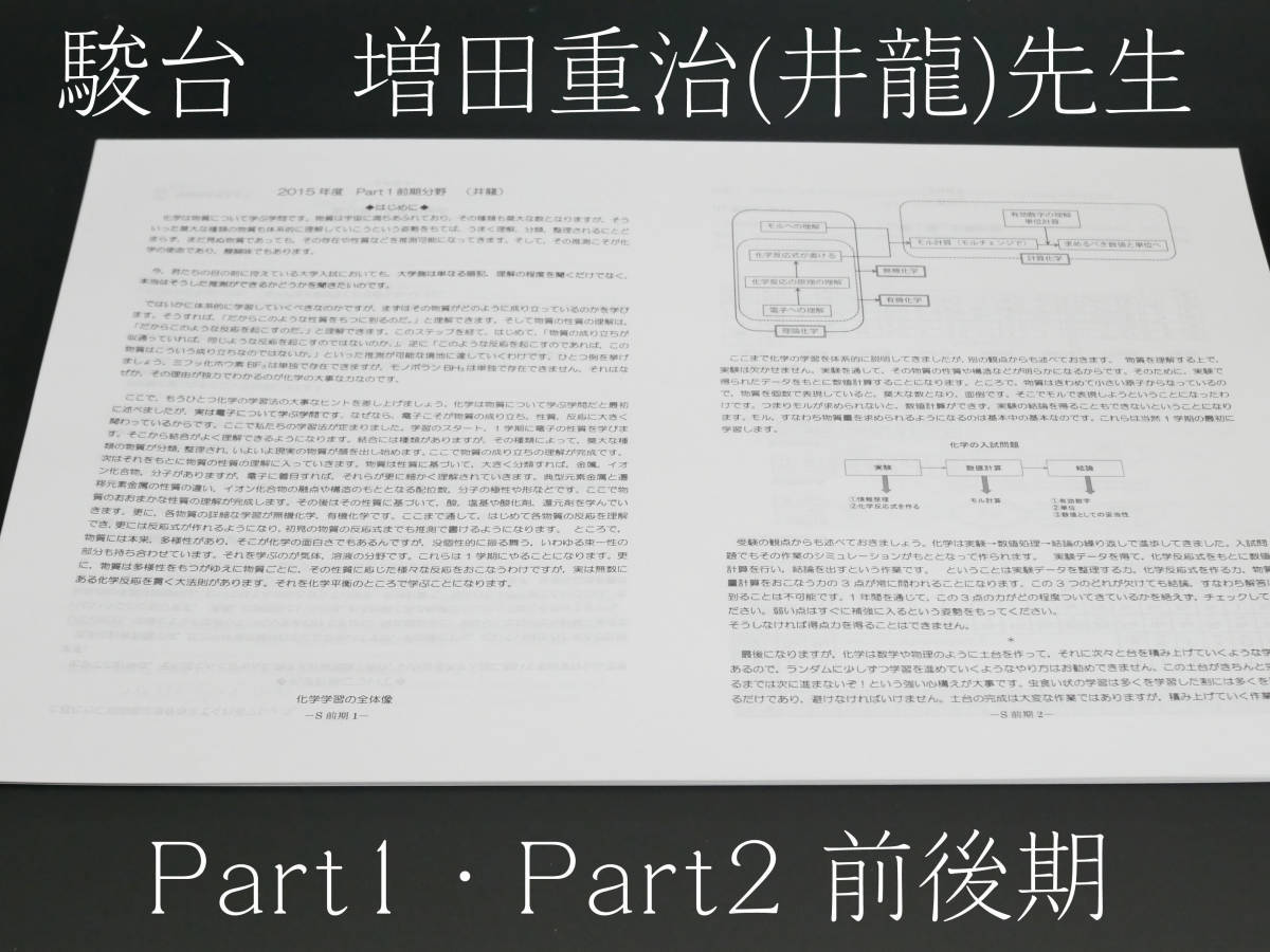 5周年記念イベントが 化学 増田 井龍 先生 プリント 理論 無機 有機 全 ...