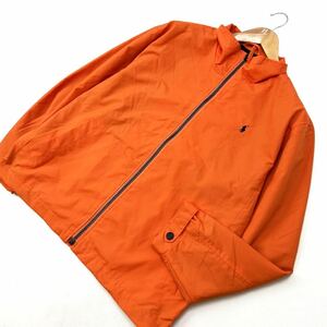 ポロラルフローレン ☆ POLO RALPH LAUREN ウィンドブレーカー ナイロンジャケット 裏メッシュ M オレンジ ナイスカラー♪ アメカジ■AK208