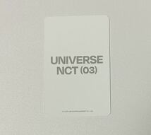 NCT2021 ヘチャン UNIVERSE MD トレカ HAECHAN Photocard NCT127 NCT DREAM_画像3