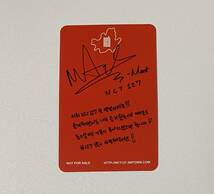 NCT127 マーク ソバンチャ Fire truck トレカ MARK Photocard_画像2