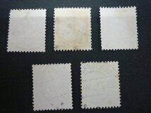 ▲ｒ-87442-45 外国切手 デンマーク アンデルセン童話発表100年 印有 バラ5枚_画像4