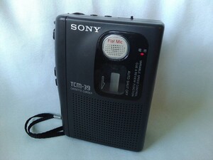 SONY　カセットレコーダー　TCM-39　本体のみ★録再OK