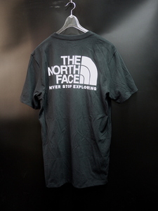 海外限定カラー 新品 L/THE NORTH FACE ノースフェイス THROWBACK TEE ビッグロゴ バックプリント Tシャツ BLACK ブラック
