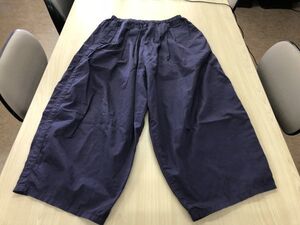A08-044-0809-136 ORDINARY FITS オーディナリーフィッツ コットン バルーンパンツ ボールパンツ サルエル 紫 パープル