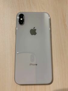【美品】iPhoneX 64GB シルバー SIMフリー